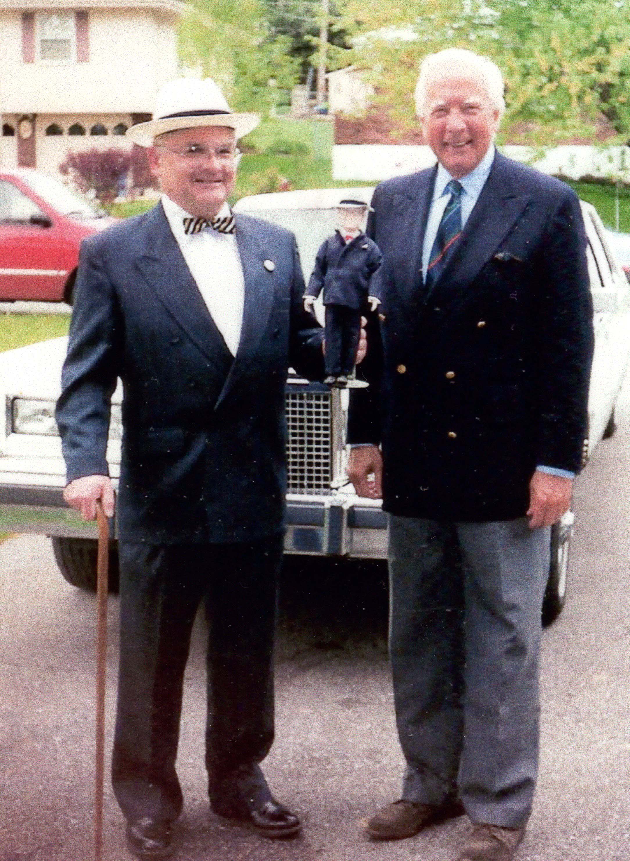 Dr. Niel Johnson & David McCollough, May 1993
